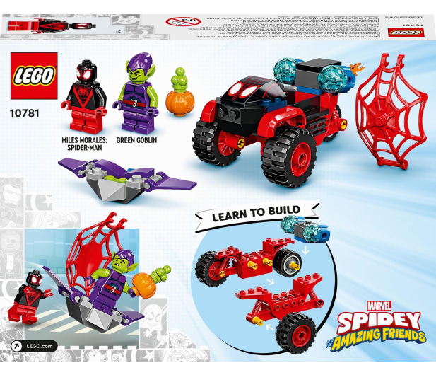 LEGO Marvel 10781 Technotrójkołowiec Spider-Mana - 1032253 - zdjęcie 6